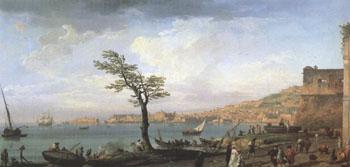 VERNET, Claude-Joseph View of the Gulf of Naples (mk05) France oil painting art